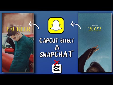 How To Add Capcut Trending Effect In Snapchat App || Snapchat Editing New Trick 🔥