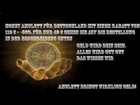 Amulet Geld Amulett Deutschland bestellen, während es 100 Amulette gibt