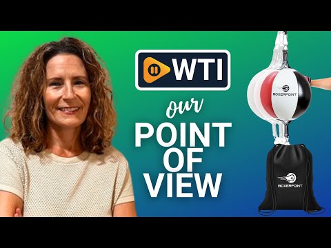 Double End Bag Boxing Ball - PU Leather Double End Boxing Speed Bag - Punching Bag with Adjustable Cords Carry Bag - WTI product video review