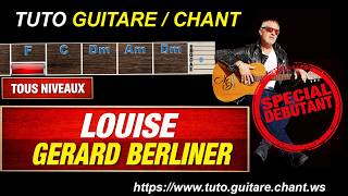 Tuto Guitare chant  Débutants Gerard Berliner Louise