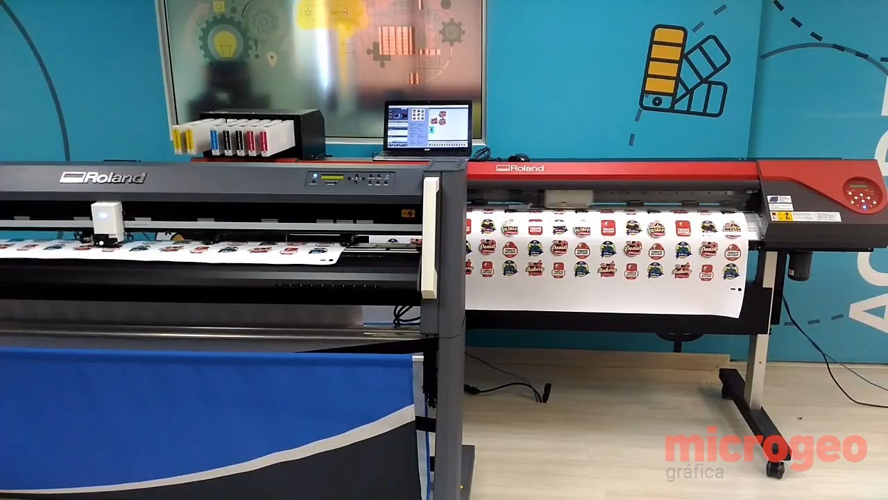 Watch Impresora de gran formato RF-640 y plotter de corte GR-640 Roland - Microgeo Now Impresora de gran formato RF-640 y plotter de corte GR-640 Roland - Microgeo