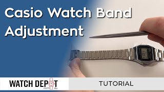 How To Adjust A Casio Watch Band