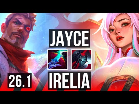 JAYCE vs IRELIA (TOP) | KR Master | 26.1