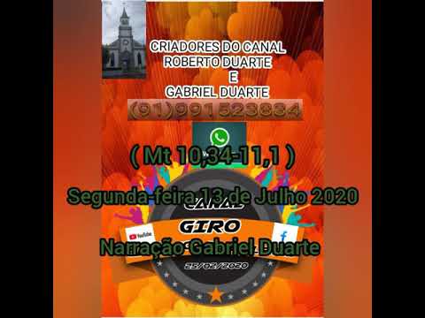 Evangelho do dia 13/07/2020 Com Reflexão ( Mt 10,34-11,1 )