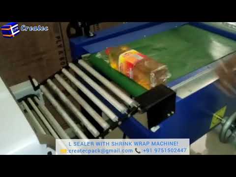 Semi Automatic L Sealer With Shrink Wrapping Machine