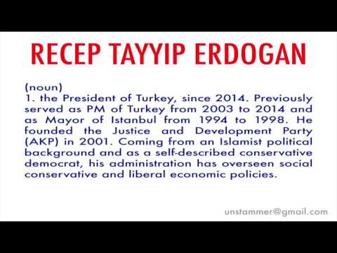 How to Pronounce Recep Tayyip Erdogan