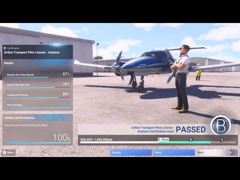 Microsoft Flight Simulator 2024 - Airline Transport Pilot License - Certification B Grade