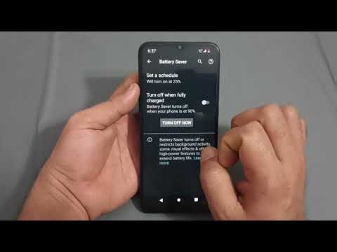 how to schedule battery saver in Moto G8 power lite, Moto G8 power lite mein battery sevar schedule