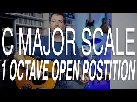 C Major Scale Beginner Guitar Scale - 2 Minute Guitar Lessons
