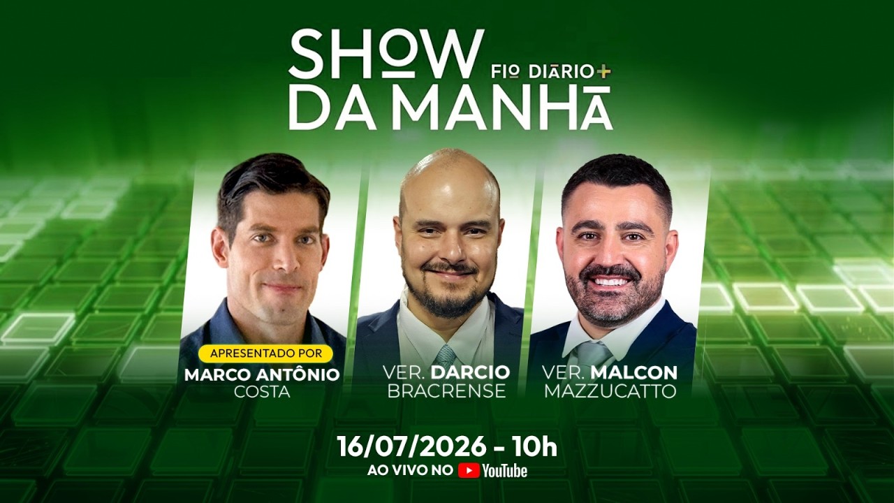 SHOW DA MANHÃ - TARIFAÇO EXPÕE CENSURA, TRUMP PUNE O BRASIL E LULA CULPA BOLSONARO - 16/07/2026