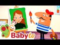 Bus Drawing Painting Coloring For Toddlers Pierre The Painter BabyTV