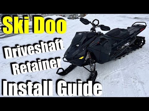 Ski doo / Lynx Gen 5 Must Do UPGRADE / TKI CNC Driveshaft Retainer / Install Guide