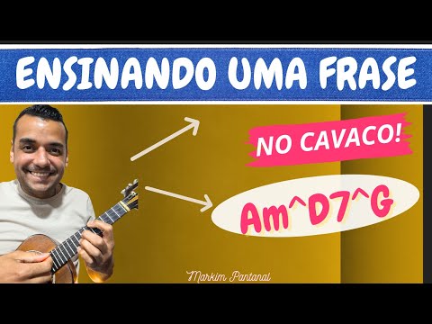 Ensinando Uma Frase em G (Sol) no cavaco.