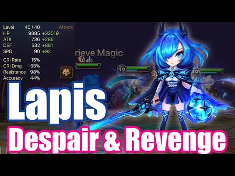 【Summoners War | Curry's RTA】The Power Lapis, she is Hyper Tanky  Resis 100% & Dangerous!!