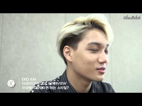 [ENG SUB/1080P] 140717 Fashion KODE 2014 Embassador EXO KAI Interview by Blondiekai