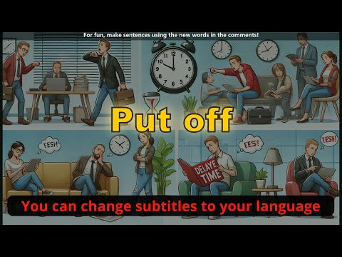 Put off meaning with 5 examples