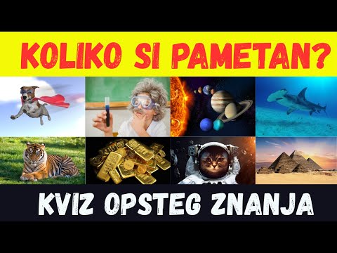 Kviz znanja (55 pitanja): Koliko si zapravo pametan?