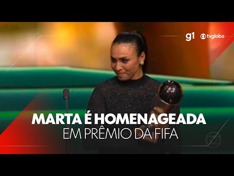 Fifa cria o Prêmio Marta, que vai reconhecer o gol mais bonito do futebol feminino #g1 #JN