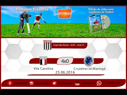 Vila Carolina 4 x 0 E.F. Cruzeiro/ Jd.Maringá -sub/11 - Copa São Paulo - A.P.F. 2016