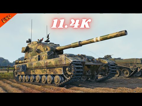 FV215b 183   11.4K Damage WoT Gameplay