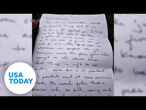 Suspect in assassination attempt allegedly wrote a letter about Trump USA TODAY