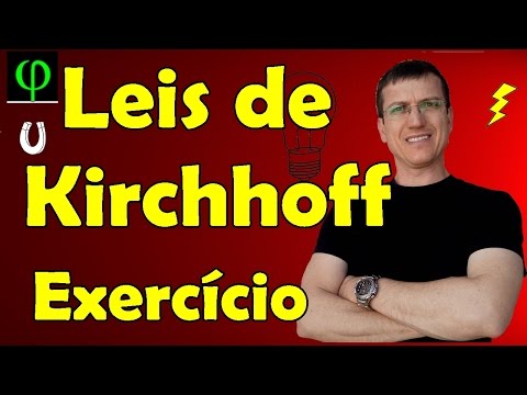 Leis de Kirchhoff - Exercício resolvido 1 - Prof  Marcelo Boaro