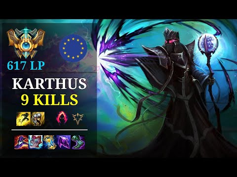 Karthus Bot vs Tristana - 9 kills - Dealersz EUW Challenger (617 LP) Patch 11.5