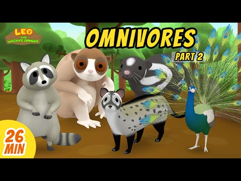 Omnivores Minisode Compilation (Part 2/3) - Leo the Wildlife Ranger | Animation | For Kids | Family