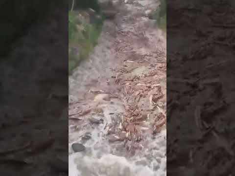 Avalancha Creciente súbita dé la Quebrada Juan García municipio de Liborina occidente Antioqueño