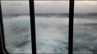 Cruise ship passengers slammed by deadly rogue wave” speak out: “I flew up in the air”