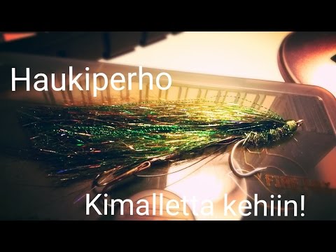 Perhon sidontaa - (kimalteinen) Haukiperho