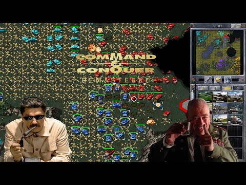 C&C Red Alert Remastered 2v2v2v2 Online - All that glitters