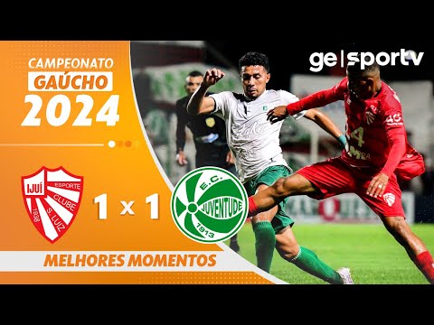 Gols e lances de São Luiz-RS x Juventude-RS