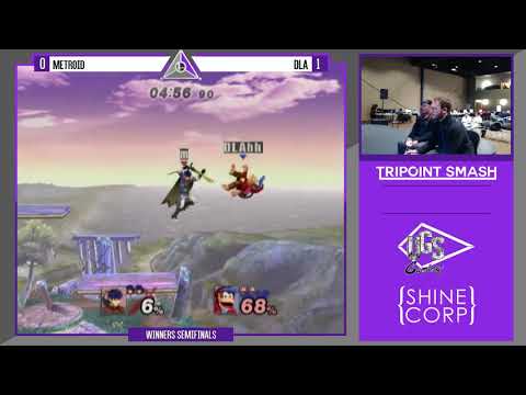 metroid (Ike) vs DLA (Diddy Kong) - Tripoint Smash #11 Winner's Semifinals