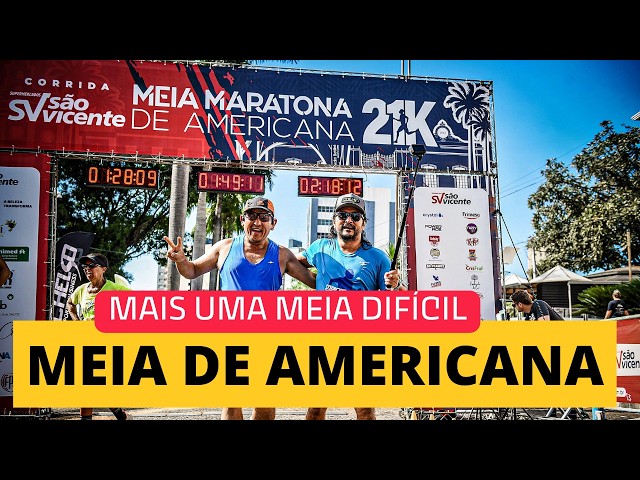 Sofrendo na Meia Maratona de Americana
