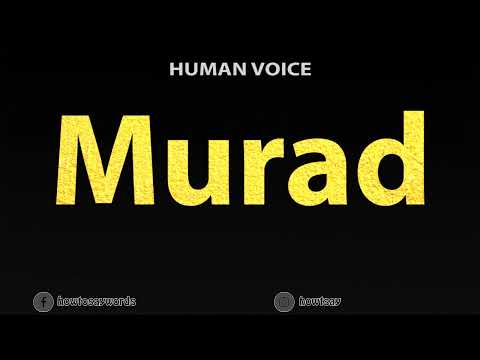 How To Pronounce Murad
