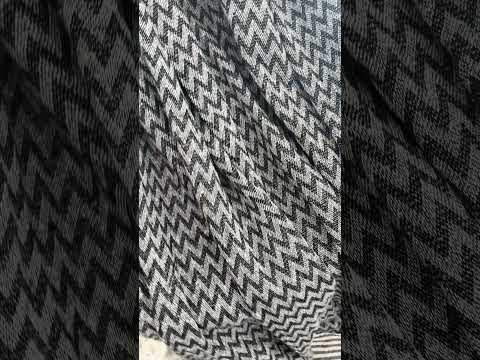 Плед-покрывало "Зигзаг №7", 100% хлопок, графитовый цвет - фото 1 - id-p2663327682