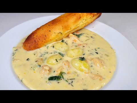 Olive garden's Chicken Gnocchi Soup | full recipe