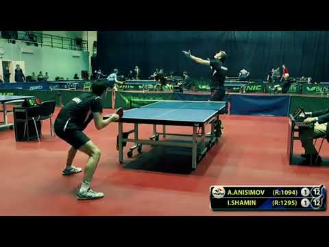 1.ANISIMOV - SHAMIN Moscow Championship table tennis настольный теннис