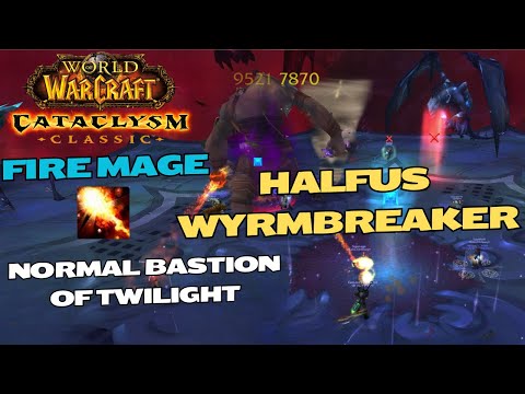 Halfus Wyrmbreaker - Fire Mage PoV - Normal Bastion of Twilight - WoW Cataclysm Classic