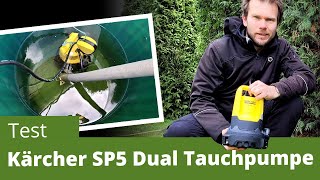 Praxistest: Kärcher SP5 Dual Tauchpumpe (Lieferumfang, Verarbeitung, Praxiseinsatz im Garten)