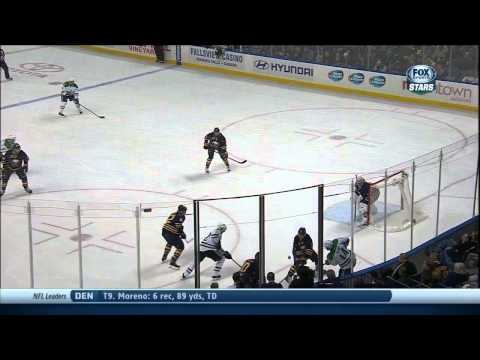 Jamie Benn backhand goal 4-1 Dallas Stars vs Buffalo Sabres 10/28/13 NHL Hockey.