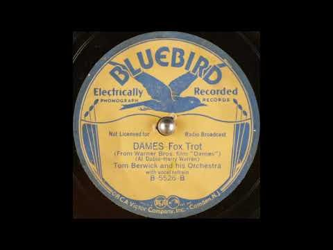 Tom Berwick & his orchestra - Dames (1934)