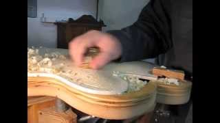 Carving a Spruce Top by Hand