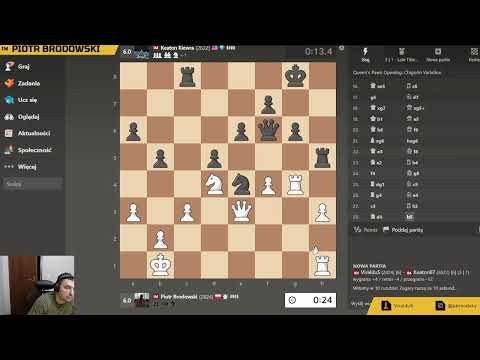 Titled Tuesday z Piotrem Brodowskim. WALKA