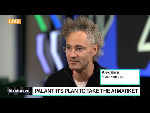 Artificial Intelligence in Action | Palantir CEO Alex Karp on Bloomberg