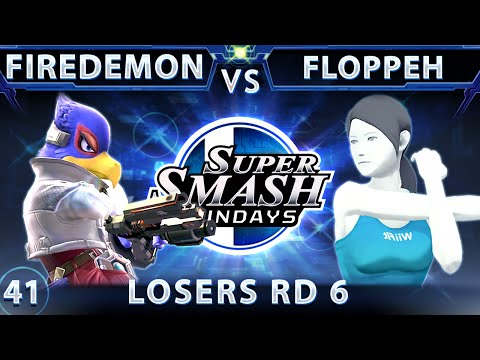 SSS 41 - Firedemon (Falco) Vs. Floppeh (Wii Fit Trainer) SSB4 Losers Round 6 - Smash Wii U - Sm4sh 4