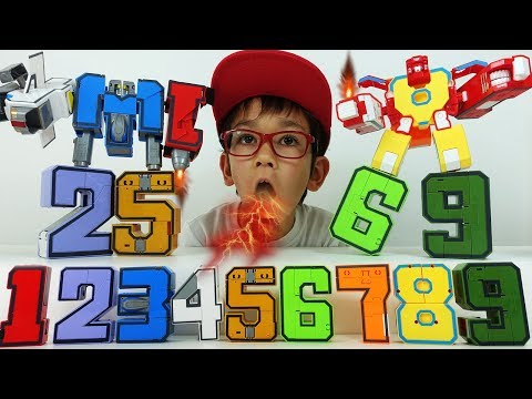 ТРАНСБОТЫ Цифры Трансформеры и Тоботы! #Трансботы боевой расчет - Распаковка игрушки трансформеры