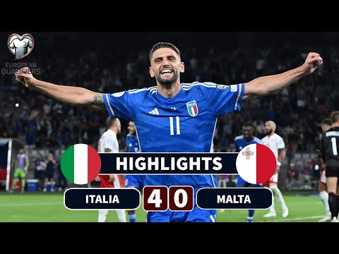 Italia Malta | Highlights | Qualificazioni Euro 2024