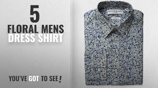 Top 10 Floral Mens Dress Shirt [ Winter 2018 ]: Nick Graham Everywhere Men's Tonal Floral Print